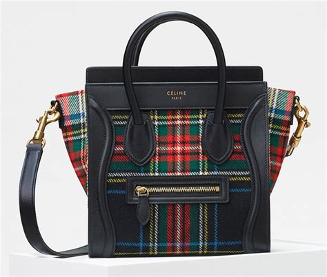 celine tartan bag|celine handbags.